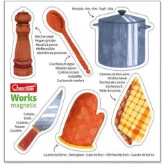 Quercetti: Montessori ocupații puzzle magnet set 3 bucăți imaginea 2