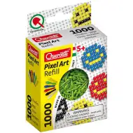 Quercetti: Pixel Art culoarea verde 4mm biluțe set rezervă 1000 bucăți