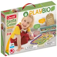 Quercetti: Play Bio Fantacolor Design biluțe 162 bucăți