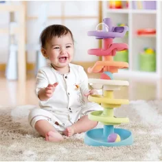 Quercetti: Play Eco Spirală baby turn pistă de biluțe imaginea 2