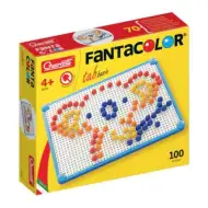 Quercetti: Set colorat cu bilute de 100 de bucati 