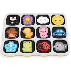 Quercetti: Smart puzzle magnetic primele cuvinte și culori imaginea 4