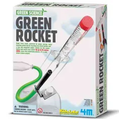 Set de rachetă verde joc științific