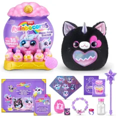 Rainbocorns: Magic Potion Surprise figură de pluș cu poțiune magică surpriză, disponibilă în mai multe variante, 1buc imaginea 3