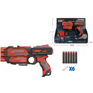 Rapid Attack negru-roșu armă cu gloanțe de burete