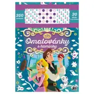 Rapunzel caiet pentru colorat cu abțibild A4