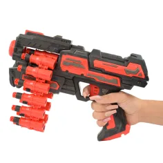 Rattle Belt Track Pro: Armă de burete cu magazie și cartușe cu o rază de tragere de 18 metri imaginea 7