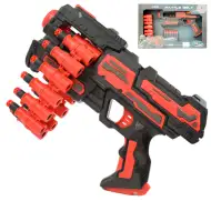 Rattle Belt Track Pro: Armă de burete cu magazie și cartușe cu o rază de tragere de 18 metri