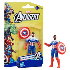 Răzbunătorii: figură Captain America 10cm (Sam Wilson x Apariția Vulturului) - Hasbro