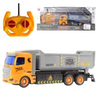 RC Camion de construcție basculant cu telecomandă cu lumină 1/48 27MHz 20cm