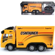 RC Camion de transport container cu efecte de lumină 27MHz 1/14