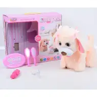 RC Cute Pet:  Pomeranian pluș câine cu telecomandă și accesorii 2.4GHz