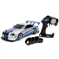RC Fast &amp; Furious Nissan Skyline GT-R drift mașină cu telecomandă 1/10 - Simba Toys
