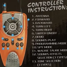 RC interactiv TalkBot robot walkie-talkie cu mod de funcționare în culoare portocalie 2,4GHz imaginea 8