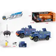 RC mașină de poliție blindată cu lumini 1/16 două variante