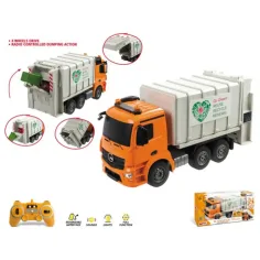 RC Mercedes Arocs mașină de gunoi cu telecomandă 1:20 cu sunete și lumini 2,4 GHz imaginea 2