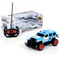 RC Police cu telecomandă SUV cu patru funcții 1/18