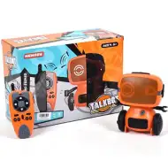 RC TalkBot robot interactiv walkie-talkie mod de operare de culoare portocalie 2,4 GHz