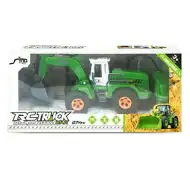 RC Truck vehicul de muncă verde cu telecomandă 1/30 27MHz