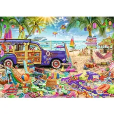 Relaxare tropical puzzle 2000 bucăți - Trefl imaginea 2