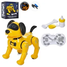 Robot Beagle interactiv cu telecomandă 20cm imaginea 2