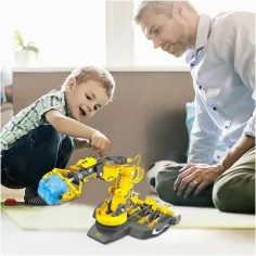 Robot cu braț hidraulic 3 în 1 de 220 de piese imaginea 3