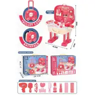 Roz 2in1 set coafor în valiză tip troler