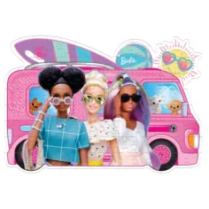 RV-ul lui Barbie Supercolor 104 bucăți puzzle - Clementoni imaginea 2