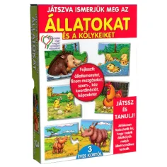 Să facem cunoştinţă cu animalele şi puii, în limba Maghiară