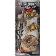 Sabie scut cu protecție pentru mână 4 bucăți set