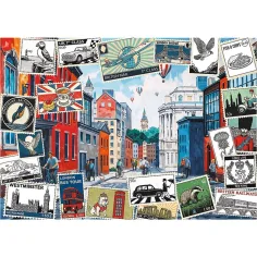 Salut din Londra – puzzle creativ de 500 de piese – Trefl imaginea 2
