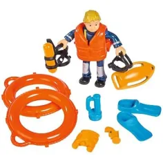 Sam pompierul: Barcă cu motor Neptun cu figurina Penny - Simba Toys imaginea 2