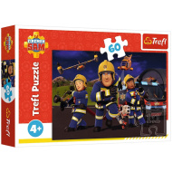 Sam pompierul Erou în uniformă - puzzle de 60 de piese - Trefl