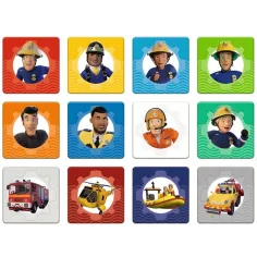 Sam pompier puzzle și set de cărți de memorie 2 în 1 - Trefl imaginea 4