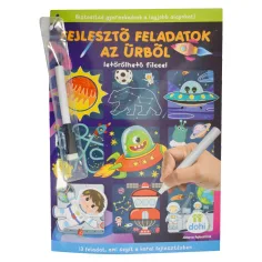 Activități de dezvoltare din spațiu cu 13 sarcini și marker ștergabil - D-Toys