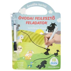 Activități de dezvoltare pentru grădiniță de la vârsta de grădiniță cu marker lavabil - D-Toys