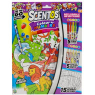 Scentos Carte de colorat cu numere