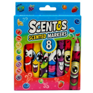 Scentos marker de 8 bucăţi cu miros plăcut
