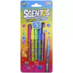 Scentos Stilou gel parfumat, 5 bucăți - culori neon