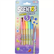Scentos Stilou gel parfumat, set de 5 bucăți - culori pastel