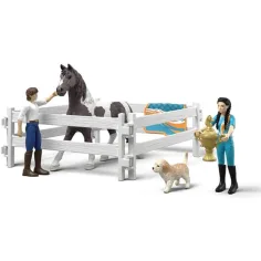 Schleich: Clubul Cailor Kim set de joc cu antrenament (42799) imaginea 2