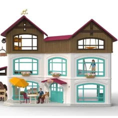 Schleich: Clubul Cailor Vila de Pe Malul Lacului și Grajd (42785) imaginea 3