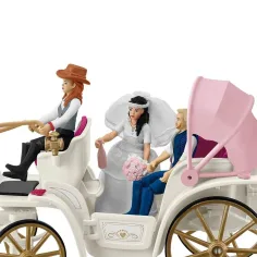 Schleich: Horse Club - Set de trăsura de nuntă (42641) imaginea 3