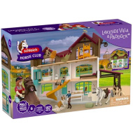 Schleich: Horse Club Vilă la malul lacului și grajd (42785)