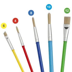 School Brush set de pensulă 5 bucăți - Carioca imaginea 2