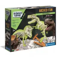Science&amp;Play: Archeofun T-rex și Triceratops luminează set de arheolog - Clementoni