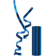 Serpentin culoare metal albastru 18 bucăţi