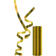 Serpentin culoare metal auriu 18 bucăţi