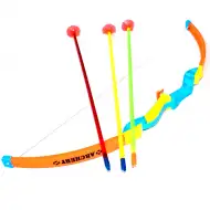 Set arc cu săgeți si ventuză 55cm