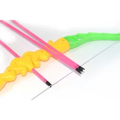 Set arc cu ventuză, săgeți și popice de bowling 46cm imaginea 4